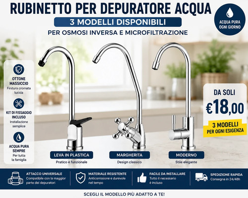 Rubinetto per depuratore