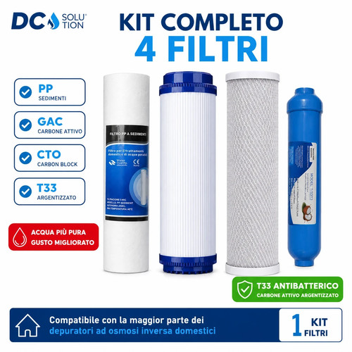 Kit filtri depuratore acqua - depuratore,