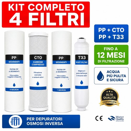 Kit filtri depuratore acqua - filtri,