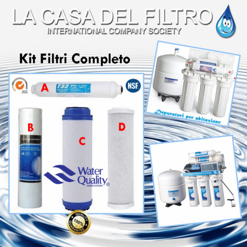 12pz kit filtri acqua