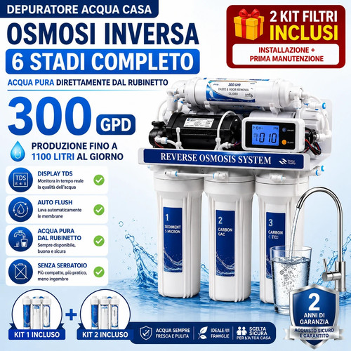 Depuratore acqua osmosi - acqua,