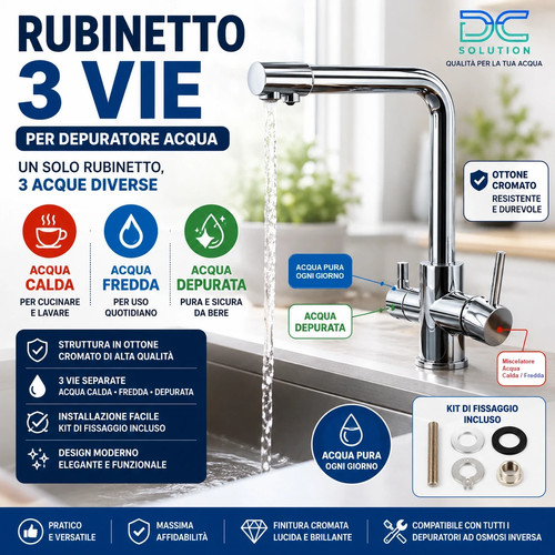 Rubinetto vie cucina - vie,