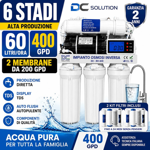 Depuratore acqua domestico