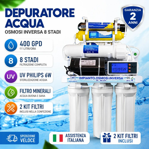 Depuratore acqua domestico