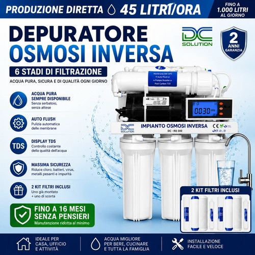 Depuratore acqua sotto lavello - acqua,